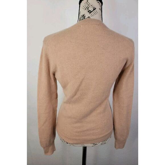 Antonio Melani Sweater SZ XS Womens 100% Cashmere Crewneck Fitted Long Sleeves - Picture 5 of 7